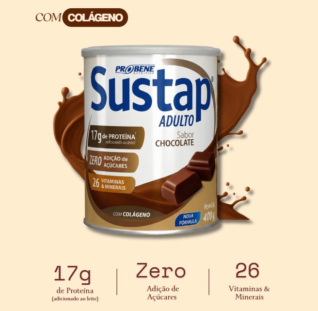 SUSTAP ADULTO CHOCOLATE 400 g - Imagem 3