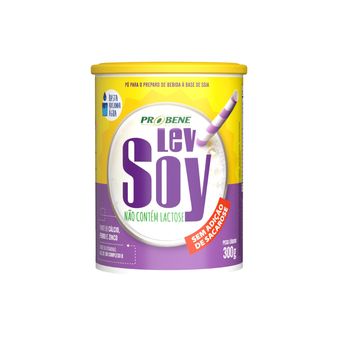 LEV SOY SEM ADIÇÃO DE SACAROSE 300g