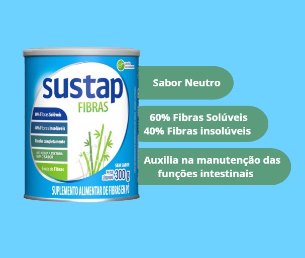 SUSTAP FIBRAS 300 g - Imagem 3