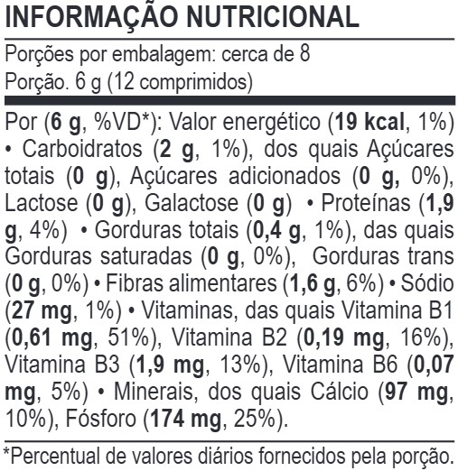 LEVEDURA TRADICIONAL 90 comprimidos - Imagem 2