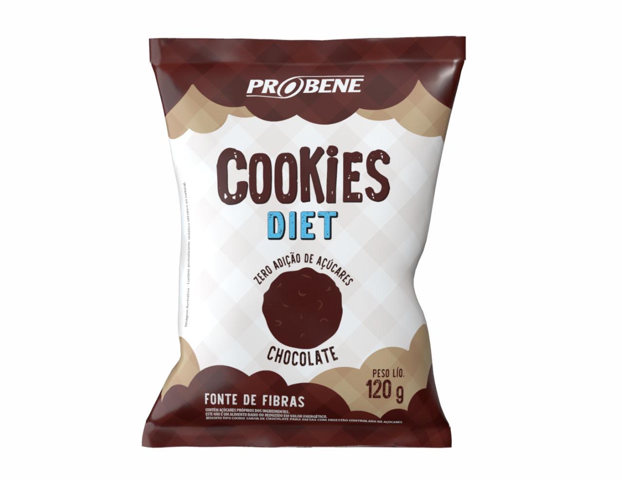 COOKIES DIET CHOCOLATE 120 g - 3 UNIDADES