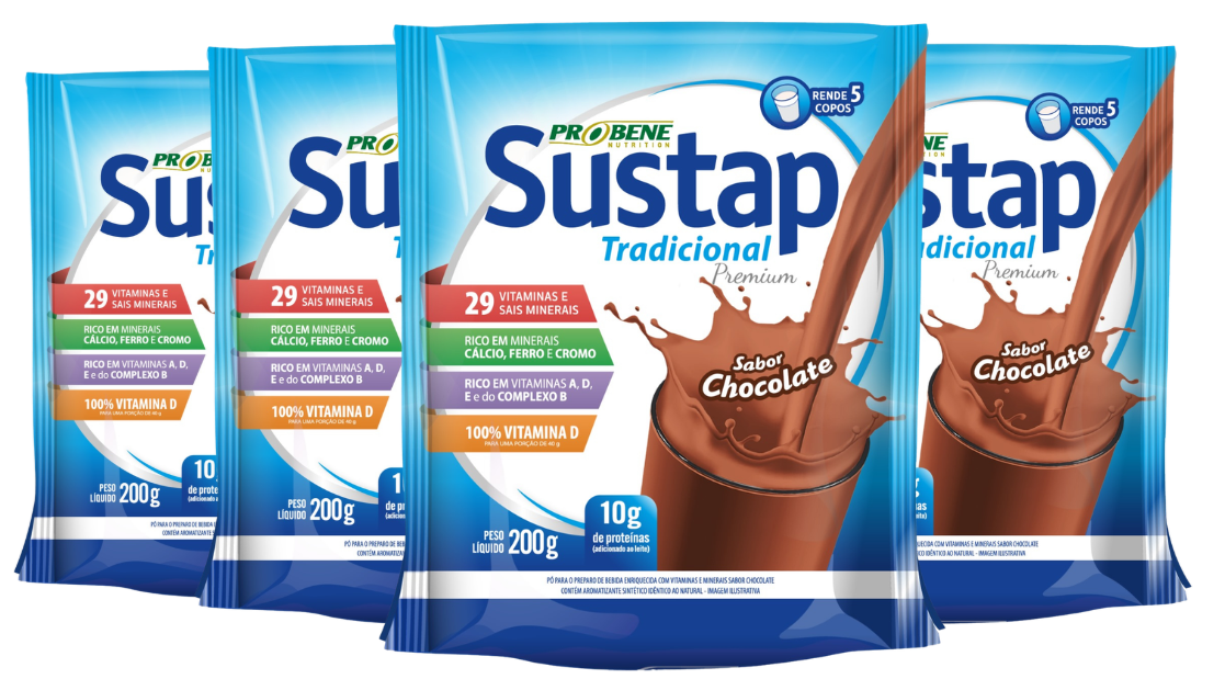SUSTAP PREMIUM CHOCOLATE 200 g - Imagem 2