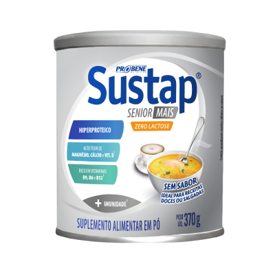SUSTAP SENIOR MAIS ZERO LACTOSE 370 g