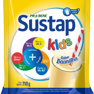SUSTAP KIDS BAUNILHA 210 g (Sachê)