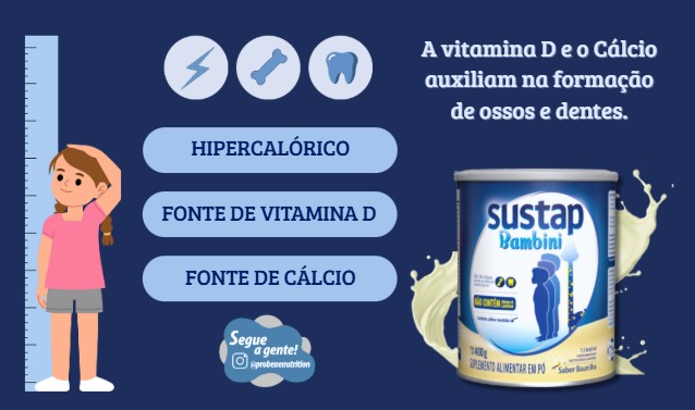 SUSTAP BAMBINI SABOR BAUNILHA 400 g - Imagem 3
