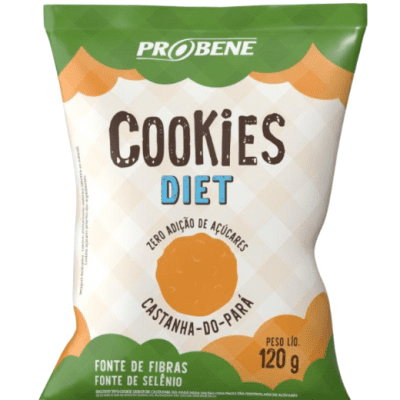 COOKIES DIET CASTANHA-DO-PARÁ 120 g - 3 UNIDADES